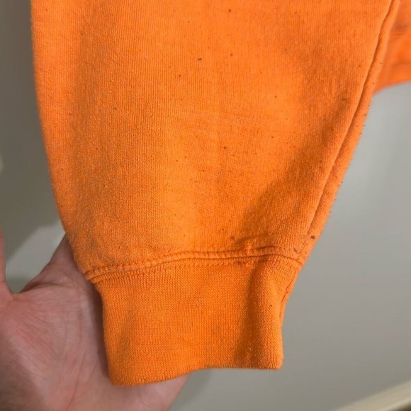 Lonely Ghost Mens Orange Text Me When You Get Home Pullover Hoodie Size Large - Picture 2 of 6